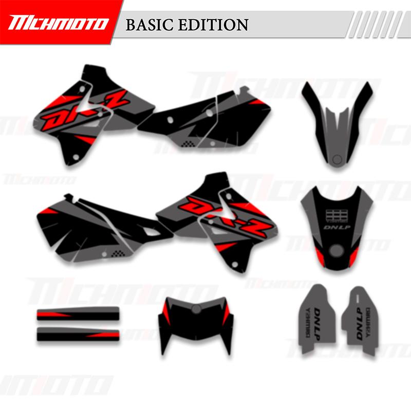 MCHMFG For SUZUKI DRZ400 SM S E DRZ 400 SM S E 2000- Motorcycle Graphics Decal Stickers Kit Background Number Name