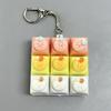 9 Keys Keyboard Fidget Keychain Keyboard Clicker Mechanical Keyboard Keyring Stress Relief Toys Gift For Girlfriend