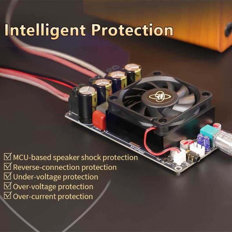 AP3002 600W Single Channel Digital Power Sound Amplifier Board TPA3255 18-51V Power Amplifier Module for Home Theater
