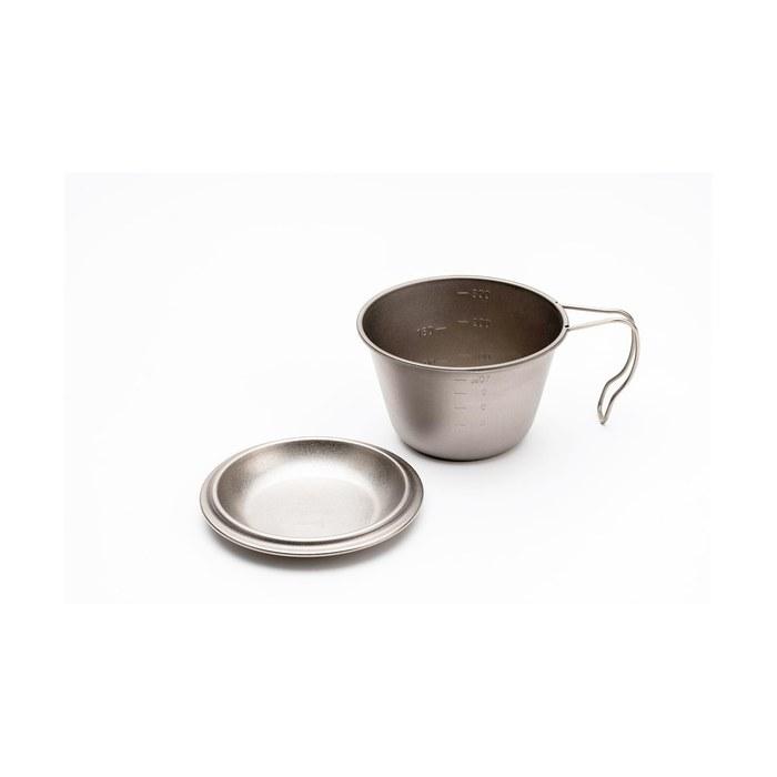 Snow Peak Deep Titanium Sierra Cup with Lid E-314R, 360ml