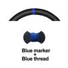 Hand Stitching Car Steering Wheel Cover Wrap for Citroen Jumpy Spacetourer Peugeot Expert Traveller Fiat Scudo 2016-2026