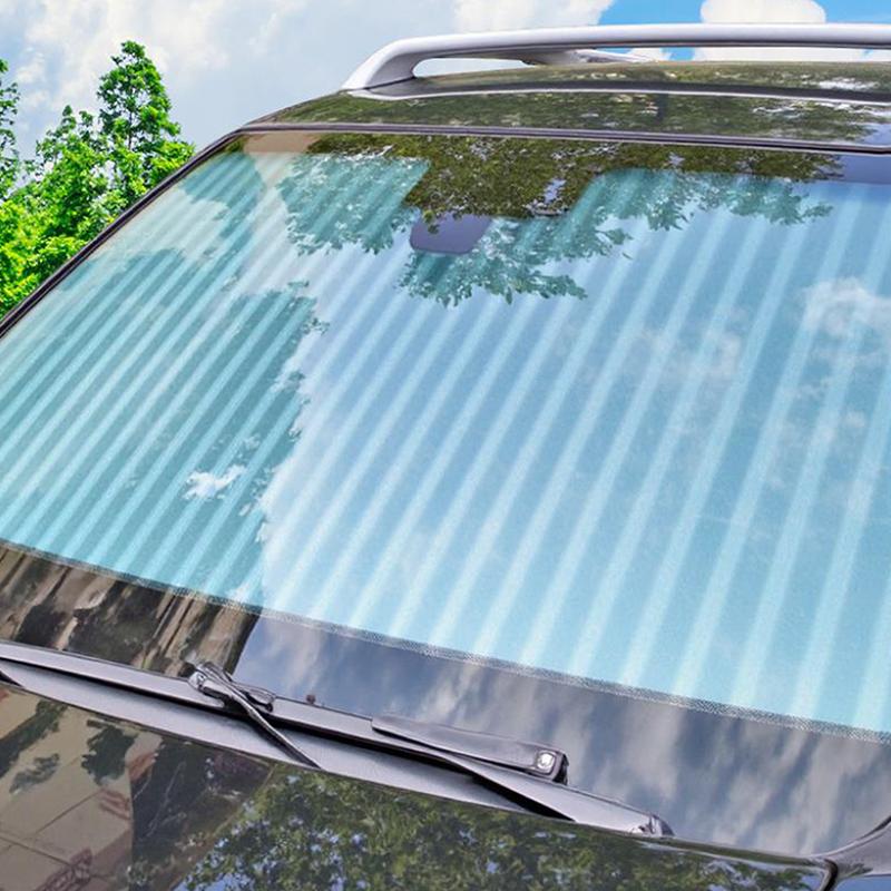 Auto-Sonnenschutz Faltbar Windschutzscheiben-Sonnenschutz Front-Heckscheibenabdeckung UV-Schutz Auto-Sonnenschutz