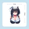 G05 Anime Beauty Poggiapolsi Mouse Pad in Silicone 3D - Confortevole, Morbido e Design Ispirato ai Cartoni Animati