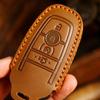 HALLMO Genuine Leather Car Key Case Cover For Ford