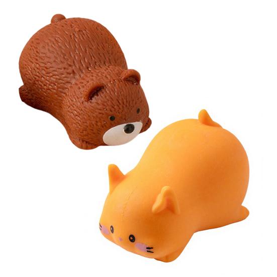 Cartoon Bear Squeeze Toy Stress Relief Slow Rising Cat Sensory Toy Soft Stress