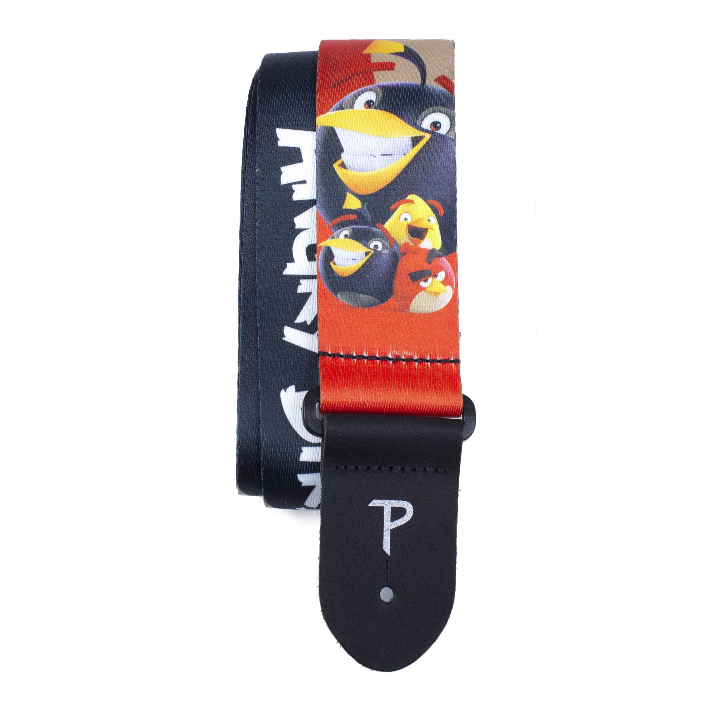 

Officially Licensed P Leathers Angry Birds Design Guitar Red Perri s Ltd. Strap, 2-Inch,