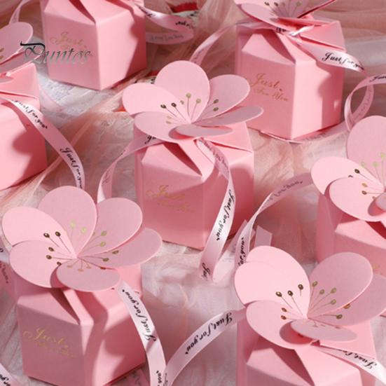 1 zestaw wykwintne 3D efekt wizualny długotrwałe pudełko cukierków weselnych cukierki czekoladowe pojemnik na deser schowek materiały ślubne