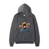 One Piece Monkey D. Luffy Hoodie, Anime Character Printed Pullover Hooded Sweatshirt Casual Long Sleeve Hoodie