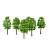 20 Pcs 70mm Scale Arctural  Model Trees Railroad Layout Garden Landscape Scenery  atures Tree Building Kits Toy for Kids   2