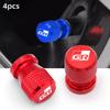 4Pcs Car Wheel Tire Valve Caps Tyre Stem Covers Airdust Waterproof For Toyota GR GAZOO RACING SPORT Yaris Prado Rav4 Car Decor Stem Caps1