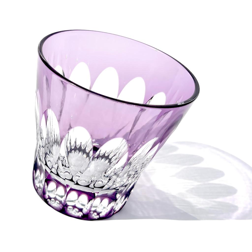 Direktvertrieb von Taiburo Crystal Edo Kiriko Fleur Blume Schildpatt 2026 Kristallglas Hergestellt in Paulownia Holzkiste Studio - TB5112-26Y6,