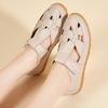 Women's Leather Sandals Summer Essentials Mary Jane Beach Flat Shoes Casual Soft Roman Sandals for Girl Plus Size