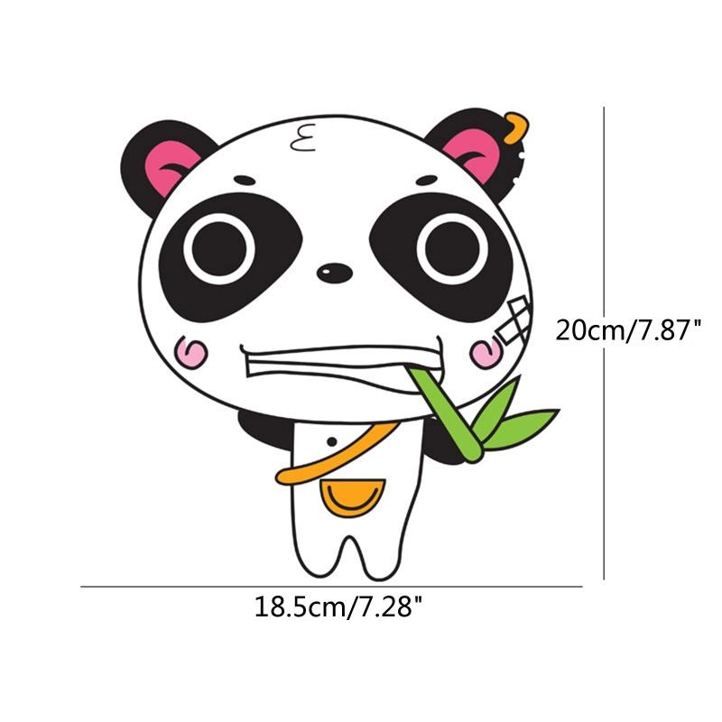 Funny for Giant Panda Panda Print Stickers Personalized Design Car Door Window Exterior Body Decorative Stickers for Adu