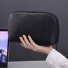 Electronic Accessories Bag Multi-Compartment Travel Tech Accessories Pouch Waterproof Faux Leather Pouch Organizer