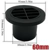 2X 42/60/75/90mm Car Parking Heater Air Vent Outlet Heater Ducting Pipe Air Joiner Directional Rotatable For Webasto Eberspacher