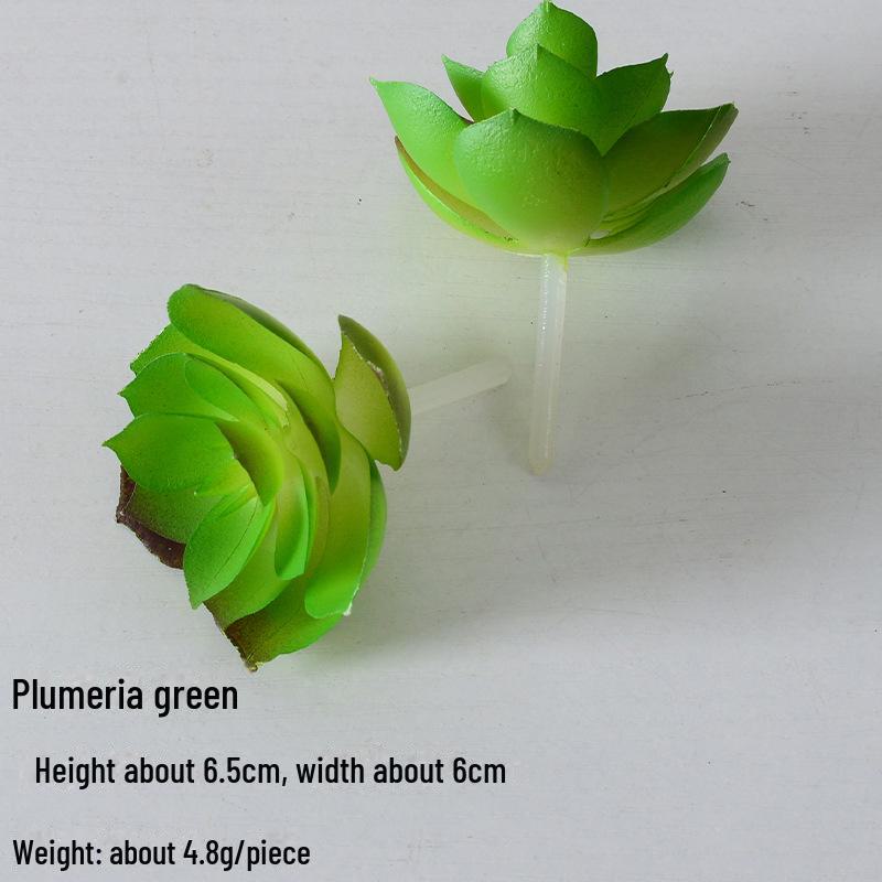 Mini Flocking Artificial Succulent Bonsai for DIY Wall Decor