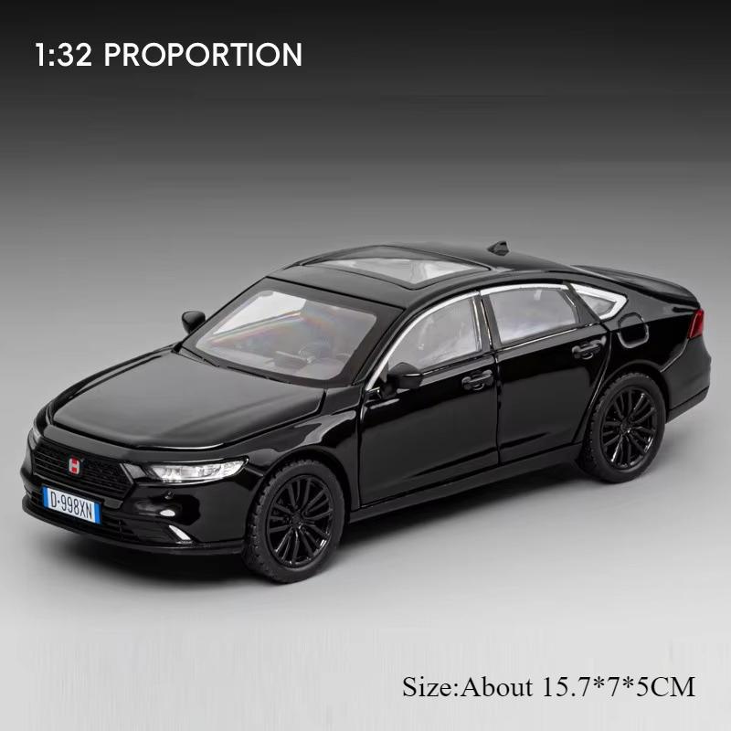 

1:32 Honda Accord Models Civic Type-r Alloy Diecast Car Toys Sound Ligth Pull Back Doors Opened Vehices Children s Birthday Gift