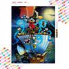 Disney diamond painting full of diamonds 5D pirate duck family diamond art home decoration creative handicrafts