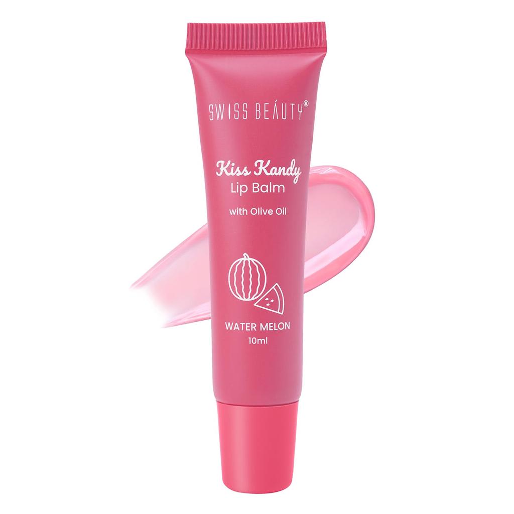 Swiss Beauty Kiss Kandy Lip Balm with Olive Oil, Mulberry, 4.8g