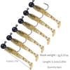 5pcs/4pcs/bag Jig Hook with Soft Lure Pesca Wobbler Artificial Bait Silicone Bait Sea Bass Carp Fishing Soft Tail Perch Bait