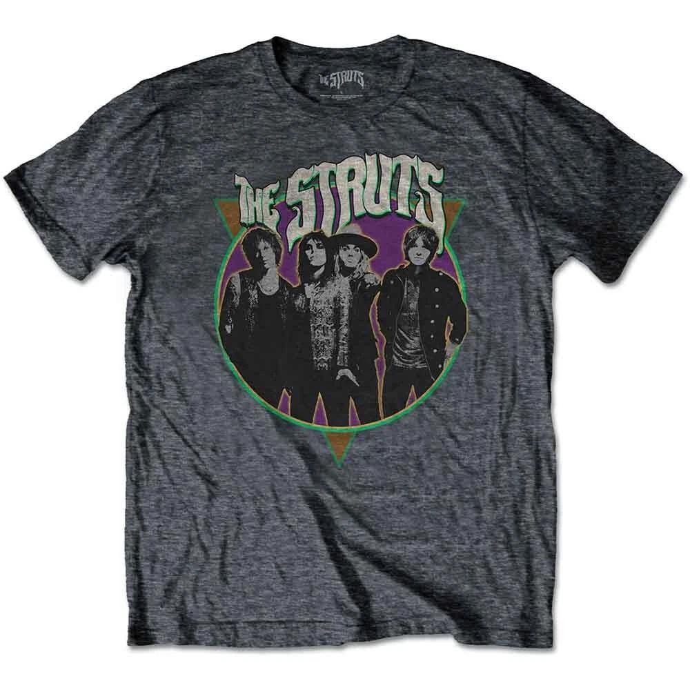 The Strut T Shirt Standing Band Logo Official Mens Dark Heather M S