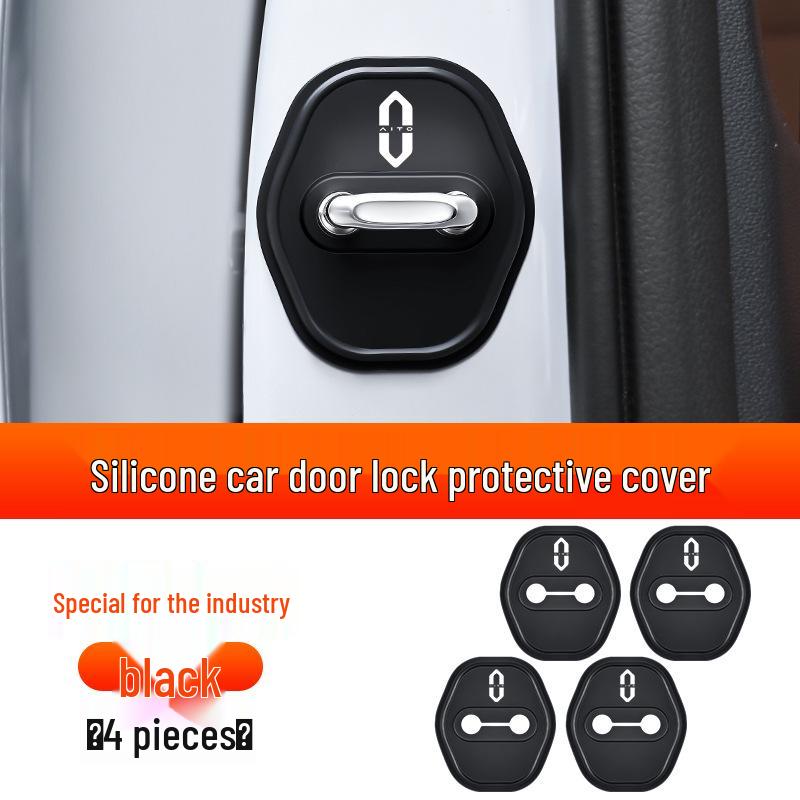 

Car Door Lock Shock Absorbing Buffer Pad - Silicone Anti-Collision Protective Sleeve