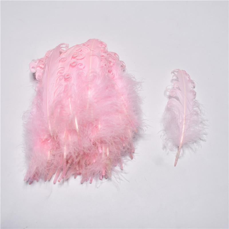 20/100pcs Colorful Curly Goose Feathers for Craftsdiy Jewelry Making Christmas Wedding Centerpiece Hat Plumas Decorativas13-18cm