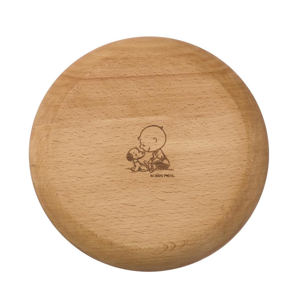 LOGOS SNOOPY (PEANUTS 75 Years) Wooden Plate 86001136