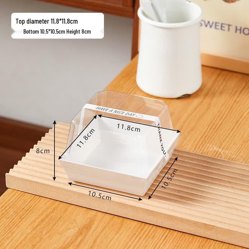 Square Heightened Dessert Packaging Box