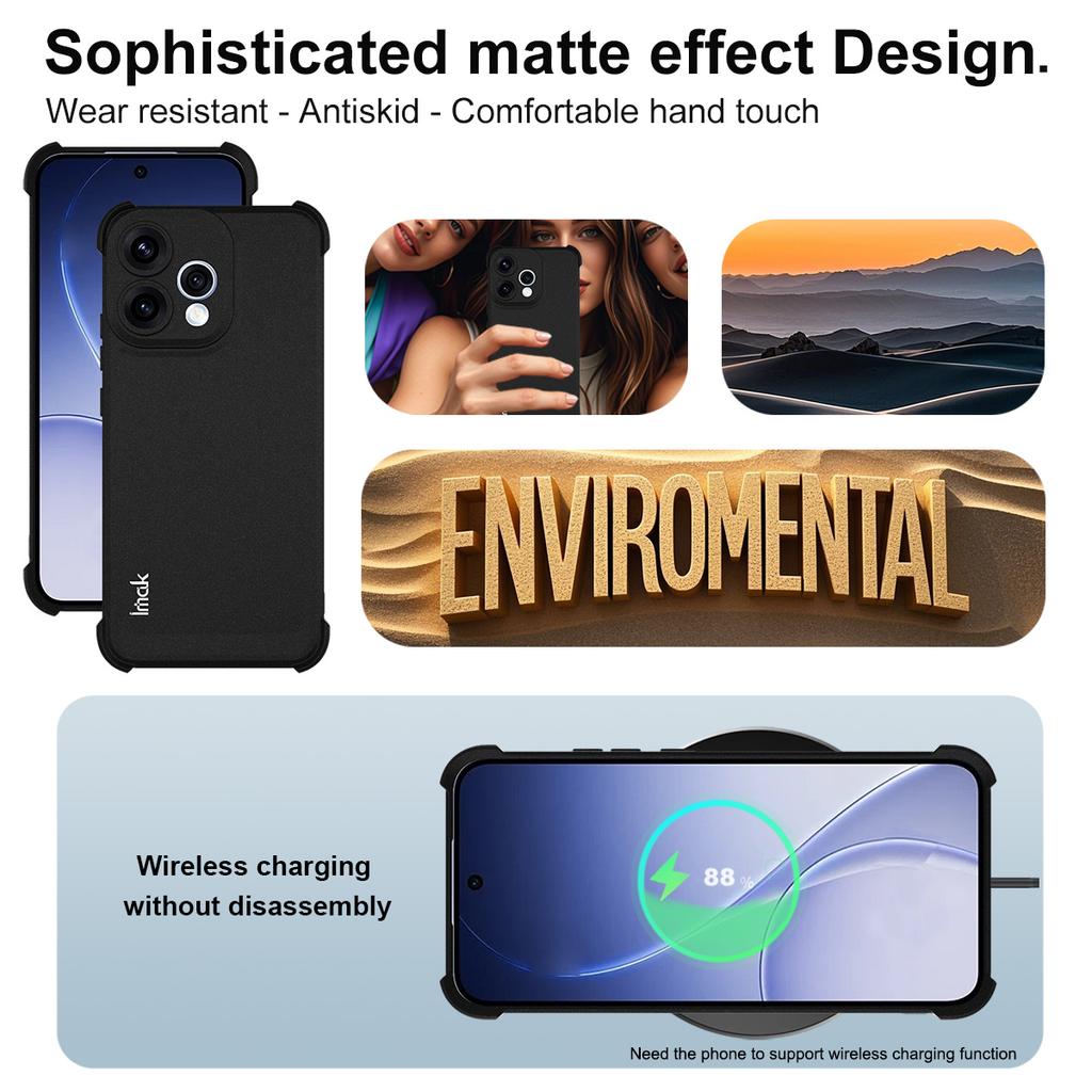 IMAK For Oppo Reno15 5G (Global)/Reno15c 5G (China) Case TPU Phone Cover Airbag Shockproof Protection