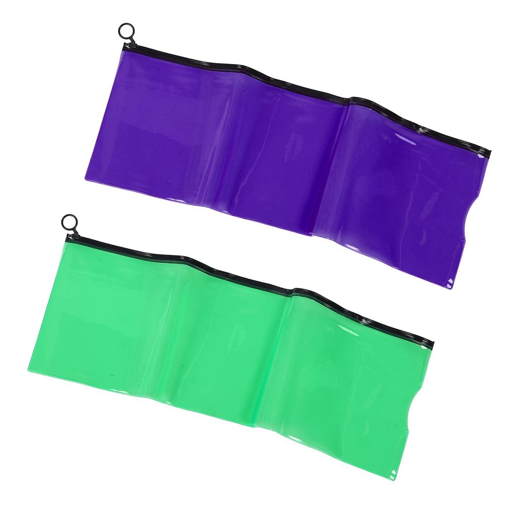 5pcs Wig Storage Bag Transparent PVC Hair Extension Holder With Hangers for Home Large Size