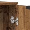 Bathroom Cabinet Set with Shelf and Door Reclaimed Wood Look Wood Based Material