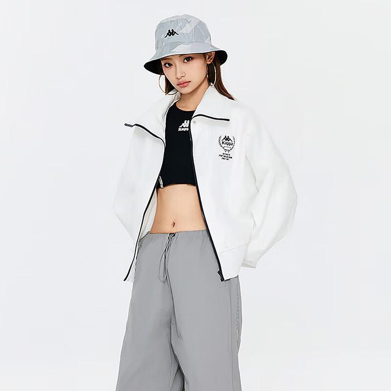 Kappa Women s Retro Letter Short Sports Jacket K0E22JJ02 L
