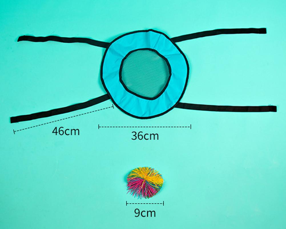 Children Outdoor Throw Toss Ball Toys Parent-child Interactive Sensory Play Double Throw Catch Elastic Ball Kid Motion Gift