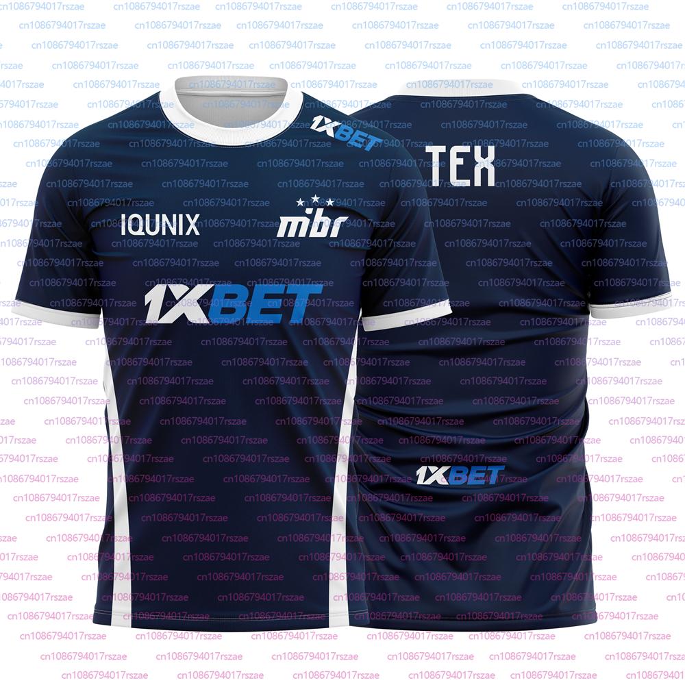 

Команда 2026 Mibr Джерси Valorant Esports Клуб Новые 3-звездочные Формы Индивидуальная Футболка Игрока Дышащие Свитшоты Мужские Уличные Футболки XXS