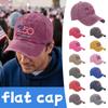 Men's and Women's Distressed Washed Casual Baseball Caps, Flag Letter Print Hats