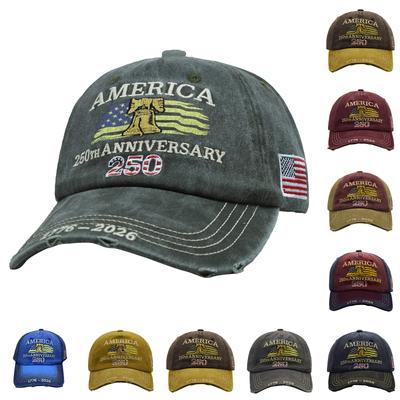 America's 250th Anniversary Embroidered Hat | Stylish & Versatile
