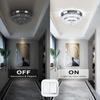 11,8 Zoll Kristall-Kronleuchter Moderne Kristall-Deckenleuchte LED-Kronleuchter Halb-Einbau-Kronleuchter Kaltweiß