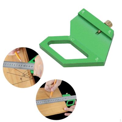 Woodworking Positioning Block Layout Marking Ruler for Drawing