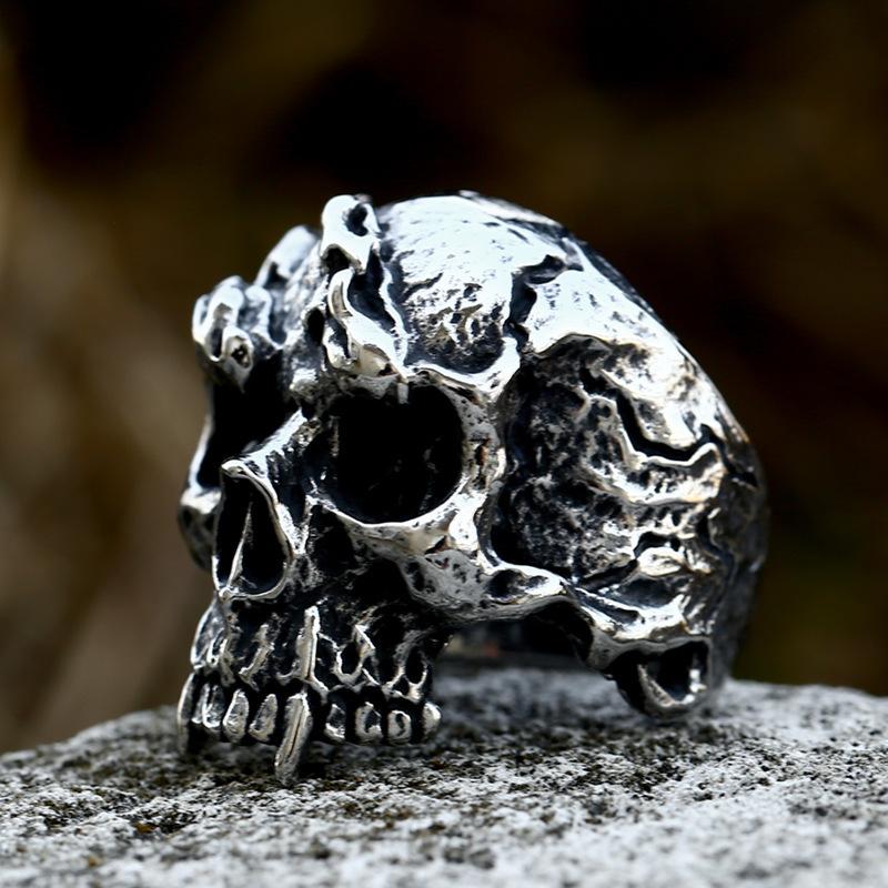 Iron Warrior Hip-hop Punk Style Jewelry Retro Domineering Ring