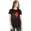 Disney Womens/Ladies Big Hero 6 Baymax Fist Bump Cutout Cotton Boyfriend T-Shirt