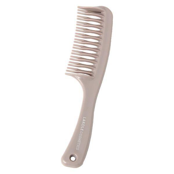 LAKOLE 2WAY Comb Hair Comb Hair Brush Hair Roll Brush Gray 1 Pc