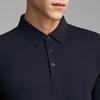 Herren Langarm-Poloshirt aus antibakterieller Wollmischung von Youngor