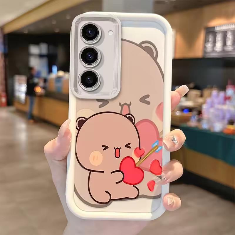 Cute BUBU DUDU Couple Case For Samsung Galaxy Case S24 S23 S22 S21 Ultra Plus A55 A54 A53 A52 A35 A25 A15 A14 5G Phone Y2k Cover