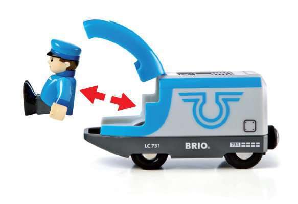 Brio Power Travel Train for Ages 3 and Wooden Gift 33506, Up. [Toy, Toy, Locomotive, Car, (Birthday/Christmas)]