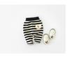 Spring Newborn Cartoon Pants - Unisex Korean Style Striped Casual Wear