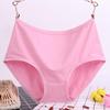 3622 Plus Size Cotton Mid-Waist Women's Underwear Shorts for Moms