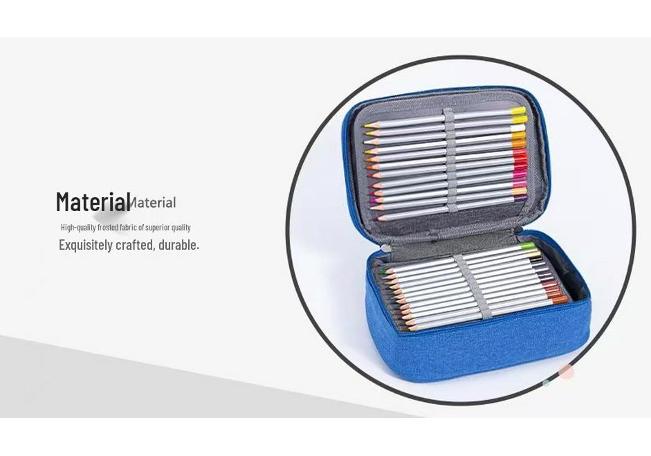 Large Capacity 72-Color Pencil Case & Stationery Bag for Students