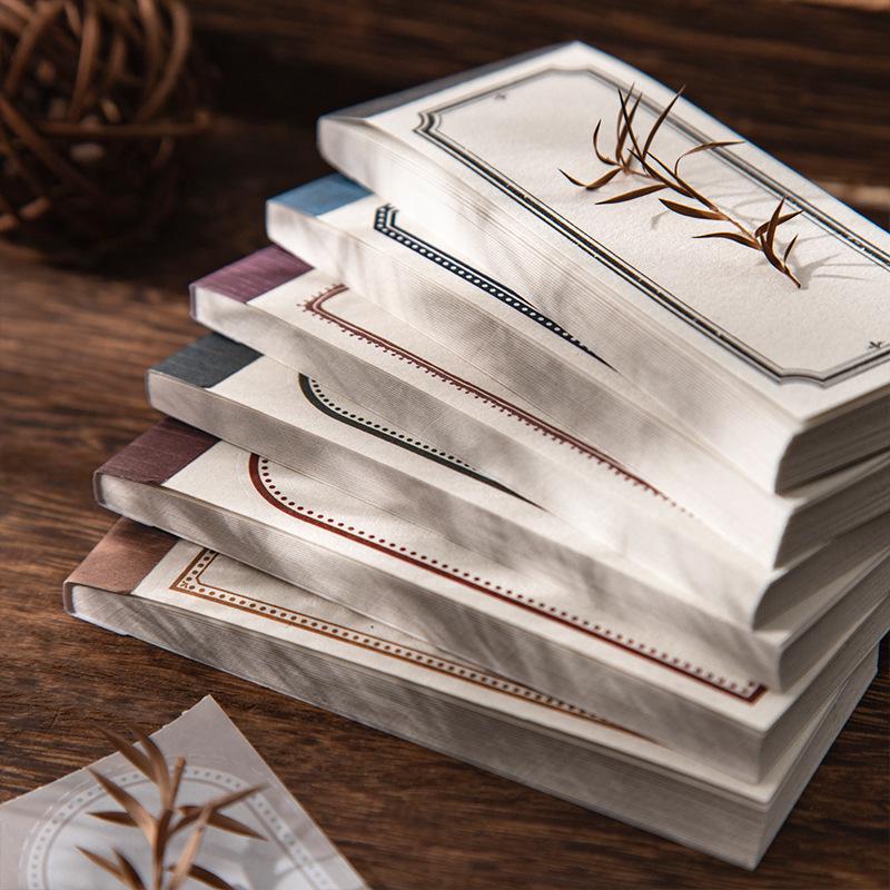 Beautiful Day Mini Sticky Notes Set: Retro Non-Adhesive Journaling Sticker Book