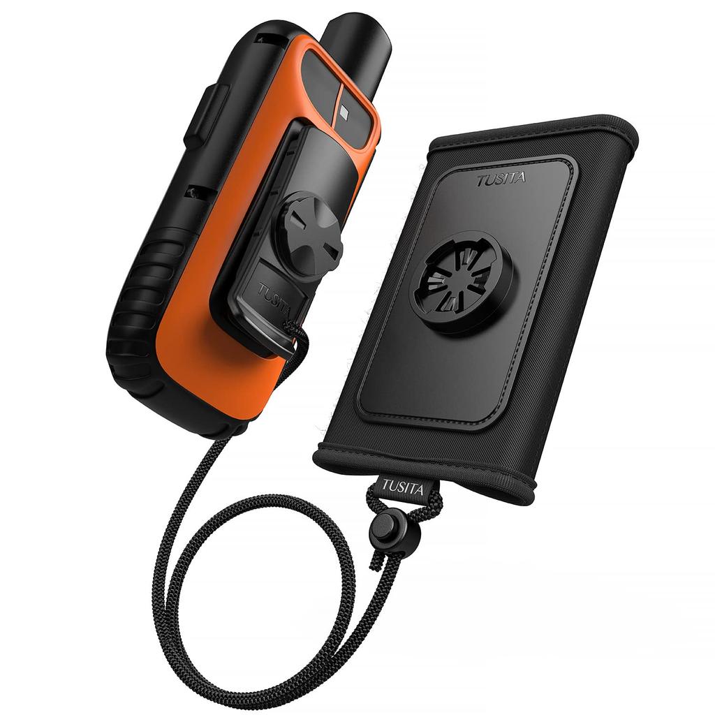 TUSITA Rucksack-Befestigungszubehör Kompatibel mit Garmin Handheld eTrex GPSMAP Rino Serie - GPS-Systemzubehör - Halterungen